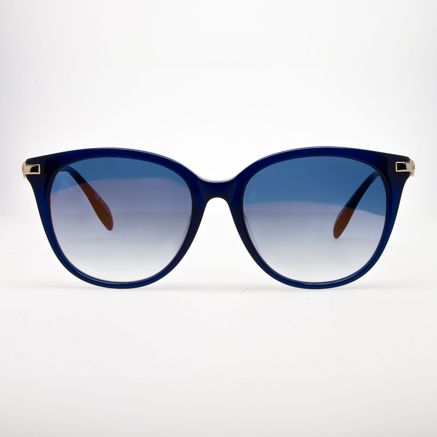 Alexander McQueen AM0154OA 004 Blue Sunglasses