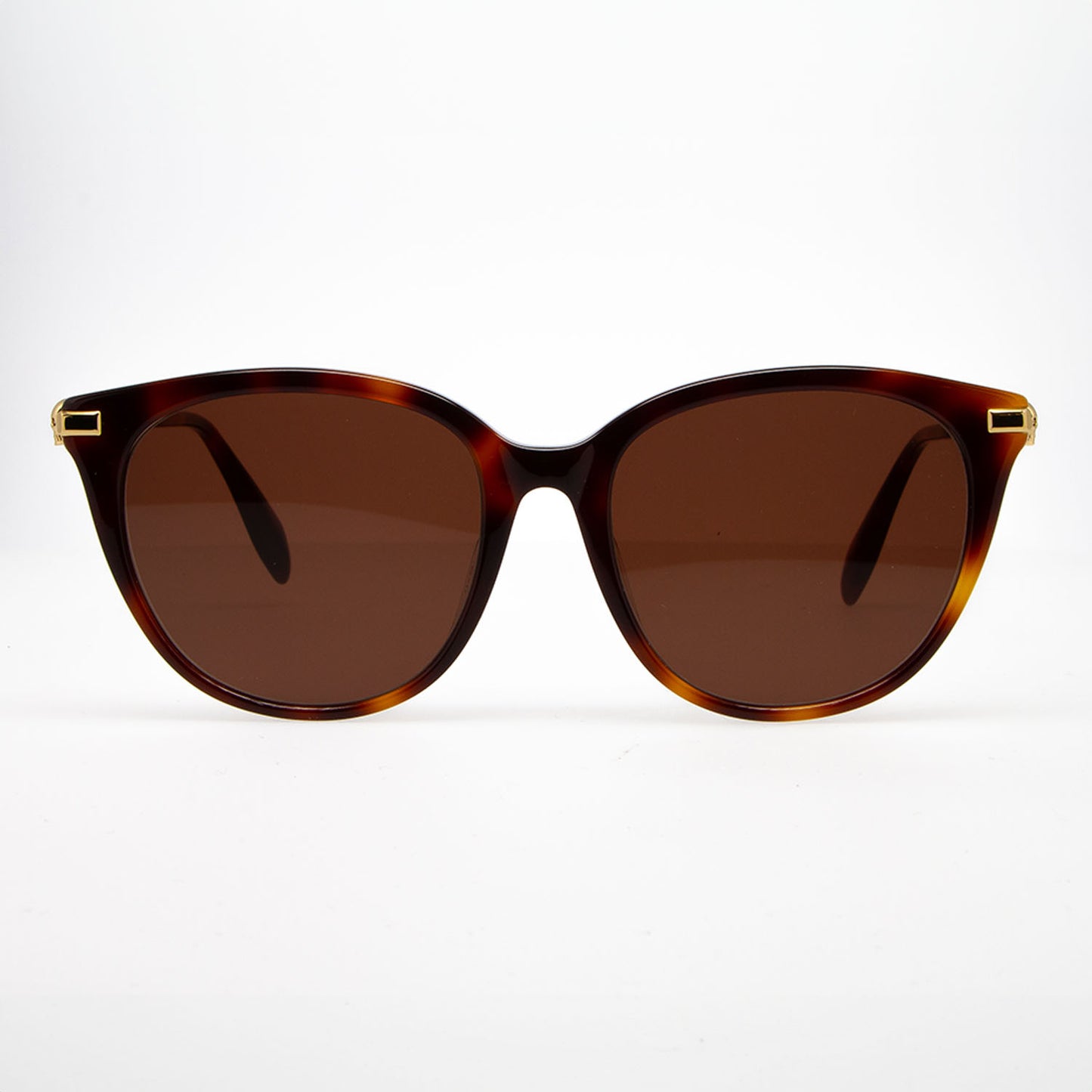 Alexander McQueen AM0154OA 004 Brown Sunglasses